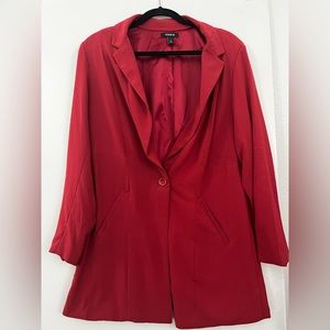 Red blazer size 2 from torrid